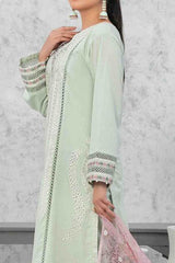 Zareesh by Tawakkal Semi Stitched 3 Piece Emb Fancy Suit-Z-9011