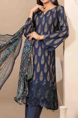 Banah By Tawakkal Unstitched 3 Piece Emb Lawn Suit-D-9116