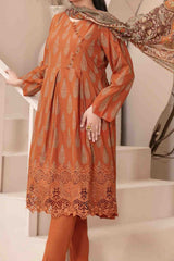 Banah By Tawakkal Unstitched 3 Piece Emb Lawn Suit-D-9117