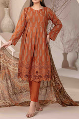 Banah By Tawakkal Unstitched 3 Piece Emb Lawn Suit-D-9117