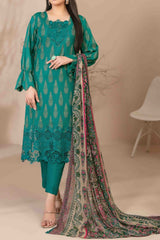 Banah By Tawakkal Unstitched 3 Piece Emb Lawn Suit-D-9118