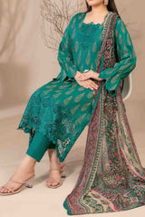 Banah By Tawakkal Unstitched 3 Piece Emb Lawn Suit-D-9118