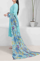 Banah By Tawakkal Unstitched 3 Piece Emb Lawn Suit-D-9119