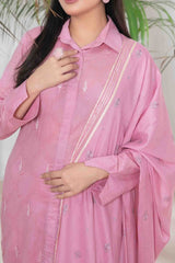 Banah By Tawakkal Unstitched 3 Piece Emb Lawn Suit-D-9123