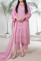 Banah By Tawakkal Unstitched 3 Piece Emb Lawn Suit-D-9123