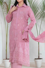 Banah By Tawakkal Unstitched 3 Piece Emb Lawn Suit-D-9123