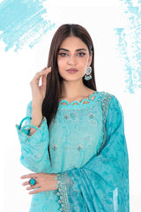 Mirari by Tawakkal Unstitched 3 Piece Broshia Banarsi Lawn Suit-MBB-9136