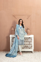 Dareen by Tawakkal Unstitched 3 Piece Emb Boring Lawn Suit-D-9194