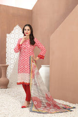 Dareen by Tawakkal Unstitched 3 Piece Emb Boring Lawn Suit-D-9200