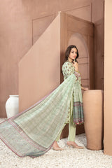 Dareen by Tawakkal Unstitched 3 Piece Emb Boring Lawn Suit-D-9201