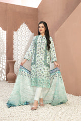 Dareen by Tawakkal Unstitched 3 Piece Emb Boring Lawn Suit-D-9203