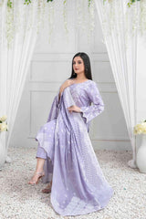 Afra by Tawakkal Unstitched 3 Piece Broshia Banarsi Lawn Collection'2023-A-9205