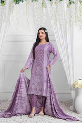 Afra by Tawakkal Unstitched 3 Piece Broshia Banarsi Lawn Collection'2023-A-9211