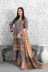 Milan by Tawakkal Unstitched 3 Piece Digital Print Slub Lawn Suit-M-9215