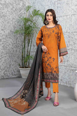 Milan by Tawakkal Unstitched 3 Piece Digital Print Slub Lawn Suit-M-9217