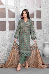 Milan by Tawakkal Unstitched 3 Piece Digital Print Slub Lawn Suit-M-9220