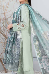 Amora by Tawakkal Unstitched 3 Piece Cotton Schiffli Emb Suit-A-9236