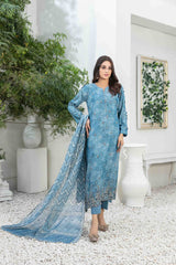 Nairah by Tawakkal Unstitched 3 Piece Broshia Banarsi Lawn Suit-NBB-9271