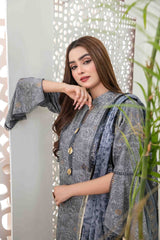 Nairah by Tawakkal Unstitched 3 Piece Broshia Banarsi Lawn Suit-NBB-9274