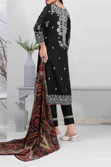 Zuha By Tawakkal Unstitched 3 Piece Emb Lawn Print Suit-D-9310