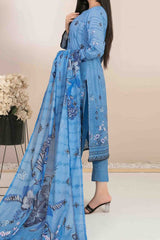 Roha By Tawakkal Unstitched 3 Piece Digital Lawn Suit-D-9328