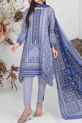 Safeena by Tawakkal Unstitched 3 Piece Digital Print Slub Lawn Suit-S-9341