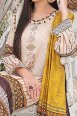 Safeena by Tawakkal Unstitched 3 Piece Digital Print Slub Lawn Suit-S-9346