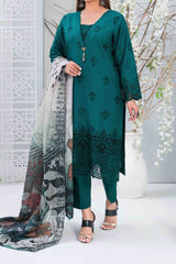 Gulmira By Tawakkal Unstitched 3 Piece Emb Lawn Suit-D-9355