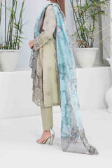 Gulmira By Tawakkal Unstitched 3 Piece Emb Lawn Suit-D-9357