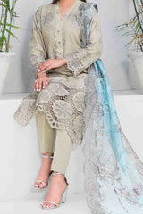 Gulmira By Tawakkal Unstitched 3 Piece Emb Lawn Suit-D-9357