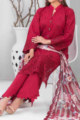 Gulmira By Tawakkal Unstitched 3 Piece Emb Lawn Suit-D-9360