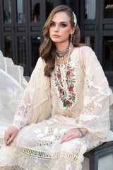 Maria B Unstitched 3 Piece Luxury Eid Lawn Suit-D-01