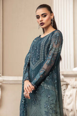 Maria B Unstitched 3 Piece Pure Silk Chiffon Suit-MPC-102