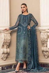 Maria B Unstitched 3 Piece Pure Silk Chiffon Suit-MPC-102