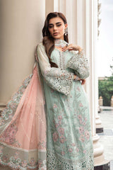 Maria B Unstitched 3 Piece Pure Silk Chiffon Suit-MPC-104