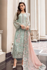Maria B Unstitched 3 Piece Pure Silk Chiffon Suit-MPC-104