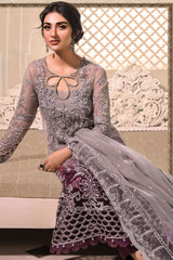 Maria B Mbroidered Unstitched 3 Piece Heritage Suit-BD-2605