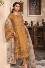 Maria B Mbroidered Unstitched 3 Piece Heritage Suit-BD-2606