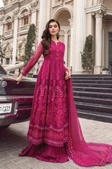 Maria B Unstitched 3 Piece Pure Silk Chiffon Suit-MPC-107