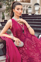 Maria B Unstitched 3 Piece Pure Silk Chiffon Suit-MPC-107