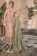 Maria B Mbroidered Unstitched 3 Piece Heritage Suit-BD-2607