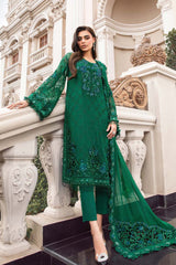 Maria B Unstitched 3 Piece Pure Silk Chiffon Suit-MPC-108