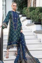 Maria B Unstitched 3 Piece Luxury Eid Lawn Suit-D-08