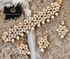 Made For Her-Sang-e-Marmar Kundun Choker Set - WM1008