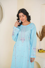 Qurb Stitched 2 Piece Summer Collection'2025-Dove