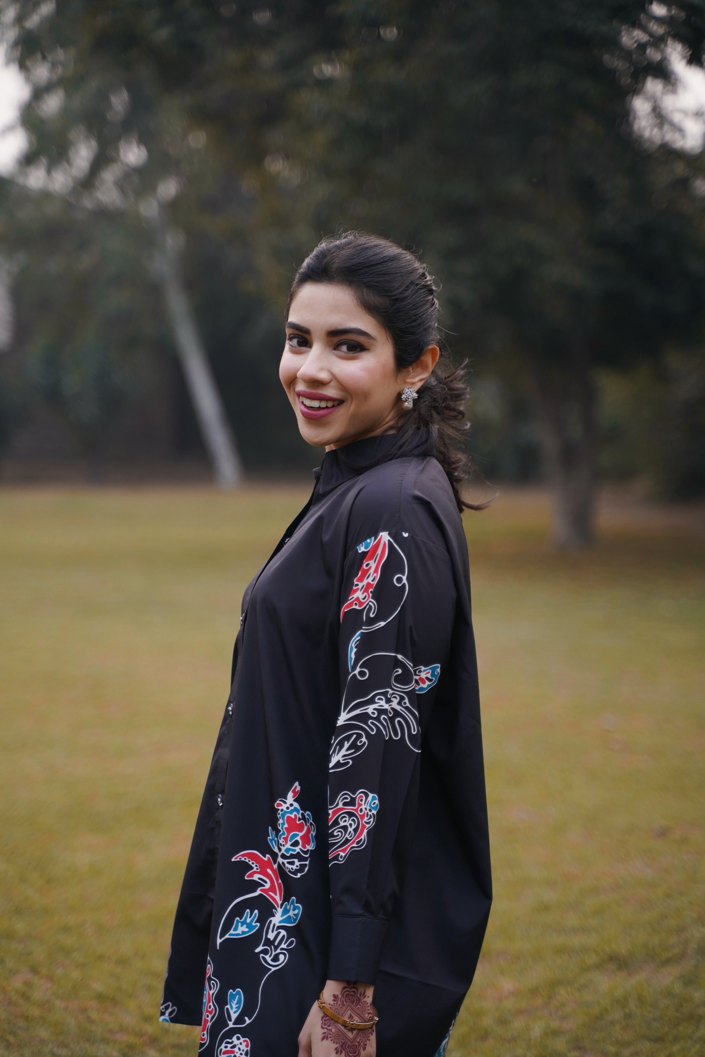 Dhaga Stitched 2 Piece Crepe Collection'2025-ROSECOE
