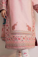 Coco Prints by Zara Shahjahan Unstitched 3 Piece Lawn Suit-D-03-Gulabi