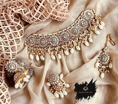 Made For Her-Eshaal Kundan Necklace Set - KMW1043