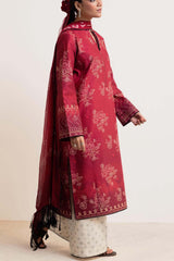 Coco Prints by Zara Shahjahan Unstitched 3 Piece Lawn Suit-D-05-Gulab