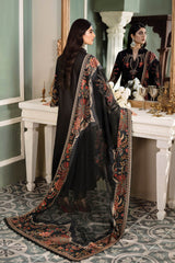 Maria B Sateen Unstitched 3 Piece Embroidered Suit-CST-605
